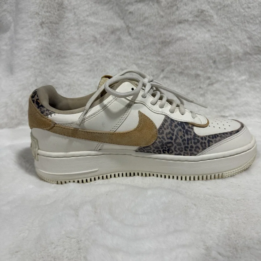 Nike Air Force 1 Shadow White Leopard Animal Print C10919-120